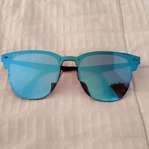 Ray ban Blaze cat eye  blue mirror Sunglasses